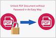 How to Unlock a Secure PDF File with Pictures